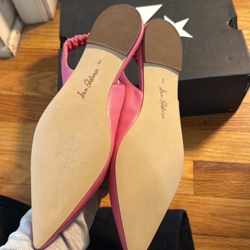 Sam Edelman pink leather flats - Picture 3 of 5
